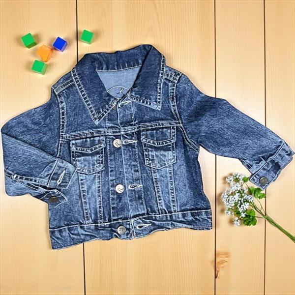 CEP DETAYLI DENIM MONT - Mavi - 1 Yaş Mavi - Image 1