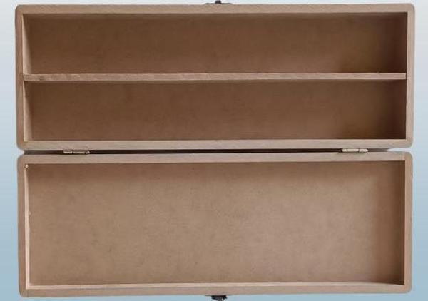 Hobi Adn Dekoratif Şiş Kutusu Ahşap MDF HAM CNC Kesim Klipsli MODEL El Yapım - Image 1