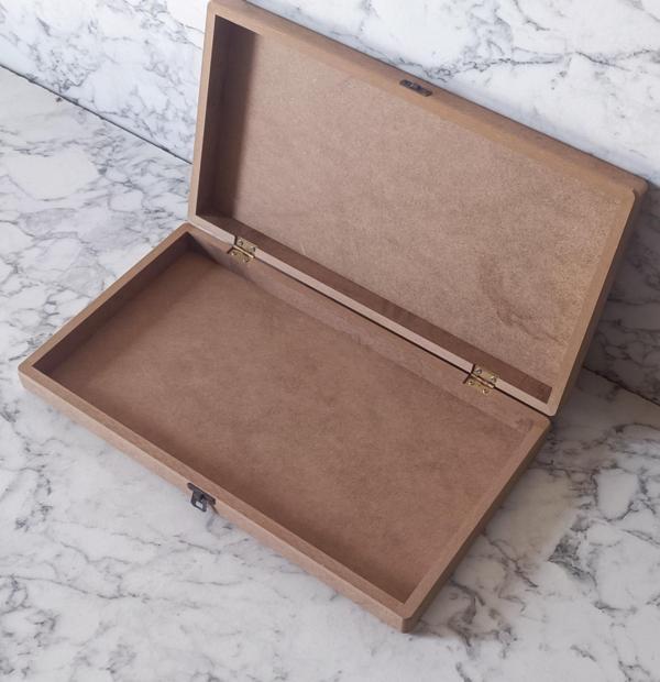 Hobi Adn Tavla Sandık Kutu Ahşap MDF HAM Model Kutuda Sevk El yapım - Image 1