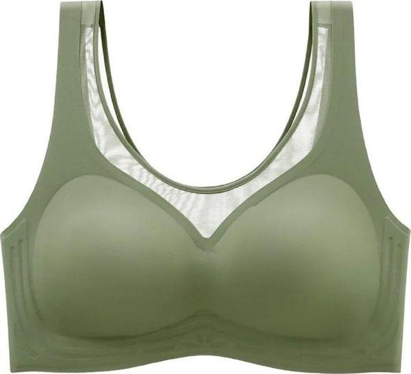 Isabel Tül Detaylı İthal Dikişsiz Balensiz İce-Silk Bralet-Spor Sütyeni -681 - Image 1