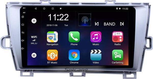 Toyota Prius 2009-2013 Android Auto Carplay Navigasyon Multimedya Sistemi - Image 1