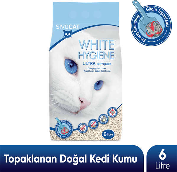 Sivocat Topaklanan Doğal Kedi Kumu 6 LT - Image 1
