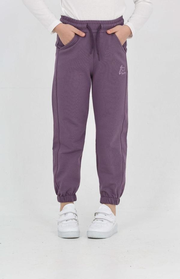 Toontoy Kız Çocuk Tonaton Nakışlı Eşofman Alt - Image 1