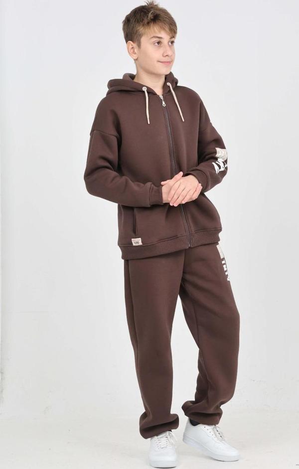 Toontoy Erkek Çocuk Kolu Baskılı Eşofman Takım - Image 1