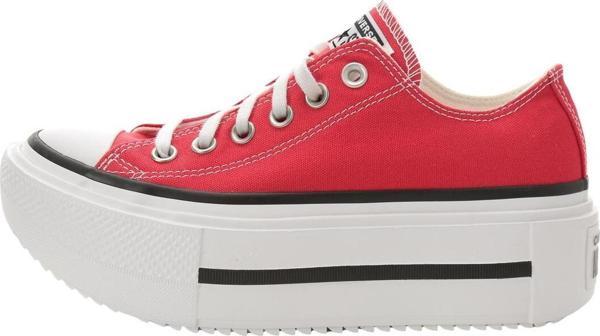 Converse A16515C-K Chuck Taylor All Star Lıft Double Stack Platform Kadın Spor Ayakkabı Kırmızı - Image 1