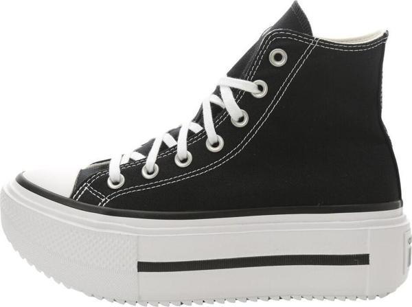 Converse A12975C-K Chuck Taylor All Star Lıft Double Stack Kadın Spor Ayakkabı Siyah - Image 1