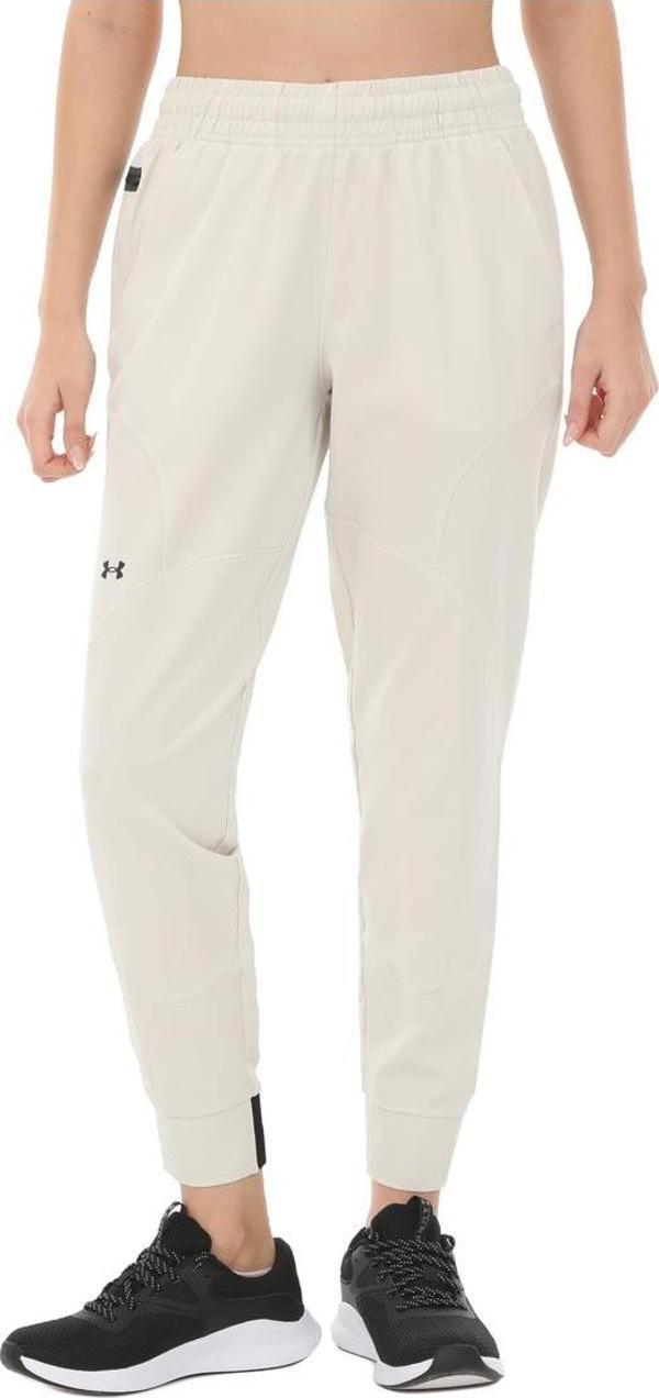 Under Armour A1376926-110-110 Ua Unstoppable Jogger Kadın Eşofman Altı Beyaz - Image 1