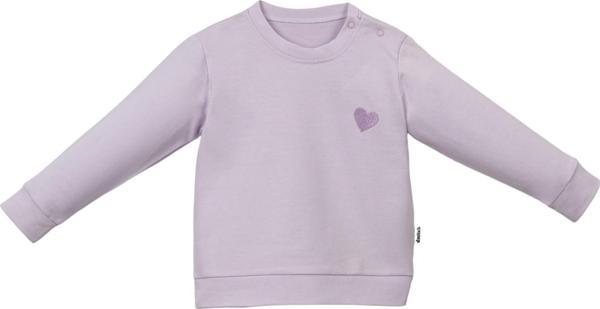 LITTLE HEART NAKIŞLI İKİ İPLİK KIZ SWEATSHIRT - NEC231231-Lila-1 - 2  Yaş Lila - Image 1