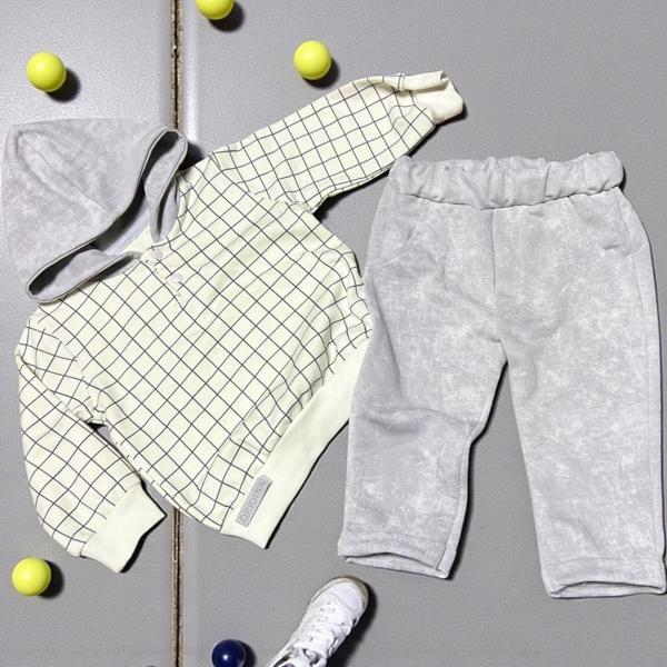 EKOSELİ ALT ÜST TAKIM  - Gri - 12 Ay Gri - Image 1