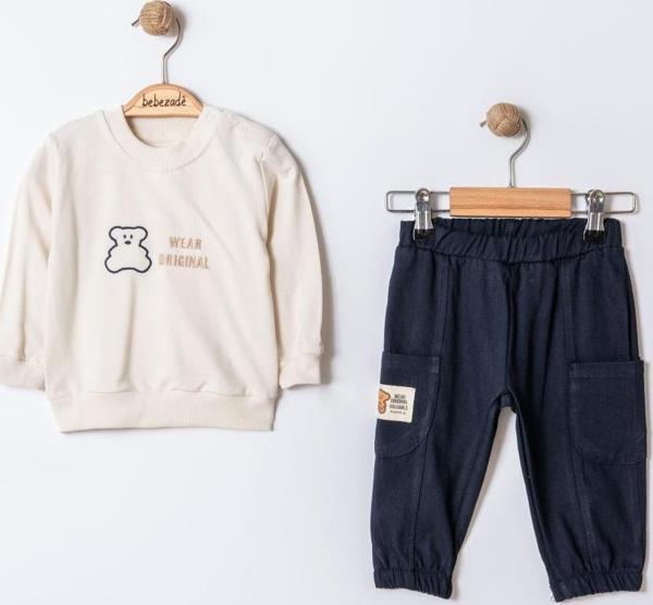 AYICIK ARMALI ALT ÜST TAKIM - Bej - 9 Ay Bej - Image 1