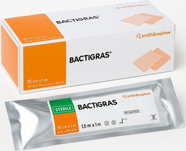 Bactigras Parafinli Tül Sargı Yara Bakım Örtüsü 15Cmx1M 1 Rulo - Image 1