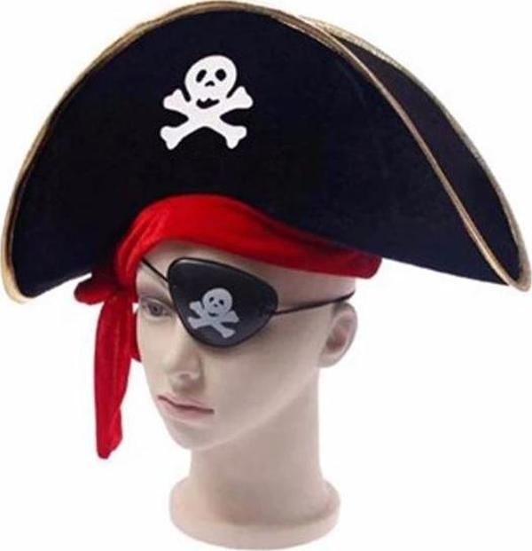 MDB Korsan Şapka Göz Bandı Seti - Image 1