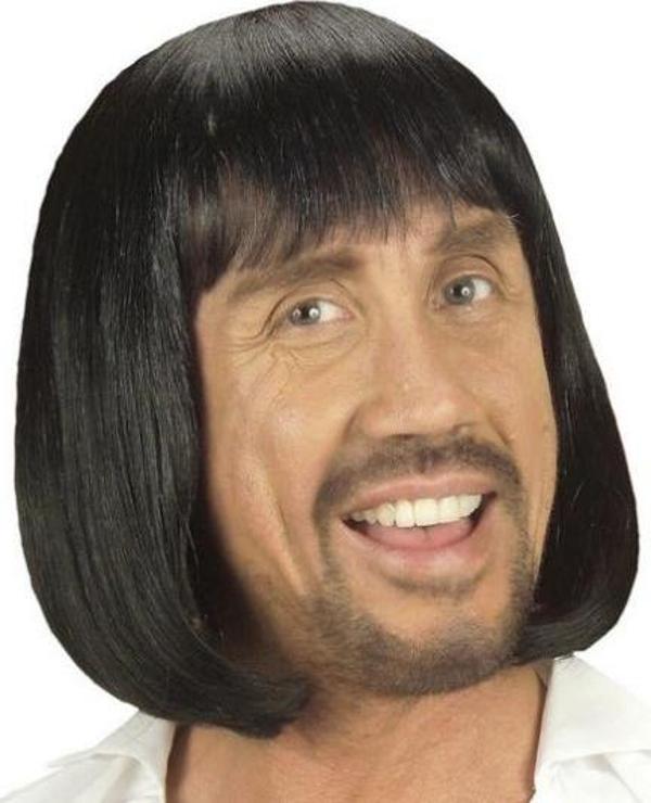 MDB Ortaçağ Peruğu Kısa Siyah - Image 1