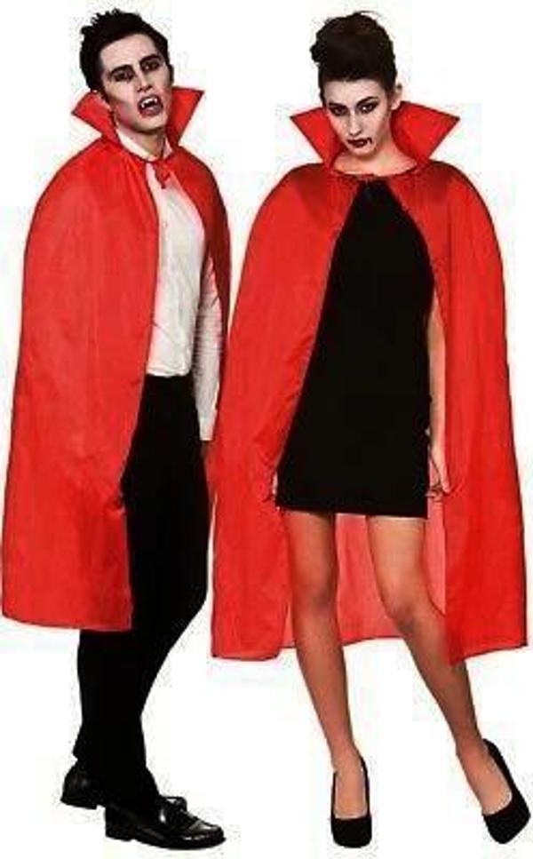 MDB Kırmızı Renk Yakalı Pelerin 120 cm - Image 1