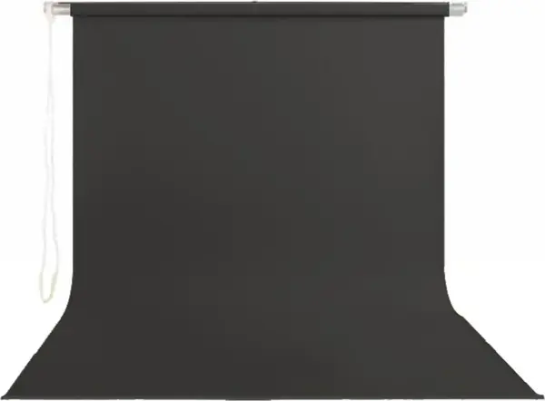 Yf Nice Stil Fon 270 cm X 300 cm Sonsuz Siyah Fon Perdesi Seti - Image 1