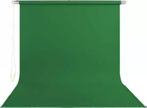 Yf Nice Stil Fon 130 cm X 200 cm Sonsuz Yeşil Fon Perdesi Seti - Image 1