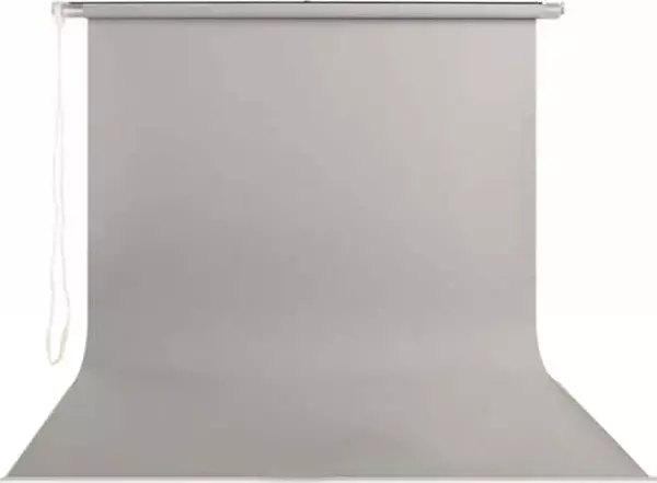 Yf Nice Stil Fon 195 cm X 400 cm Gri Fon Perdesi Seti - Image 1