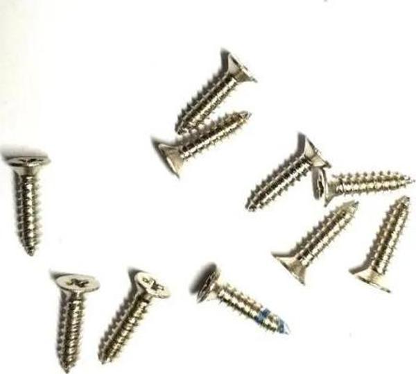 Klips, Menteşe, Ayak, Ağaç, Sunta Vidası 2,2x9,5mm - Nikel 100 Adet - Image 1