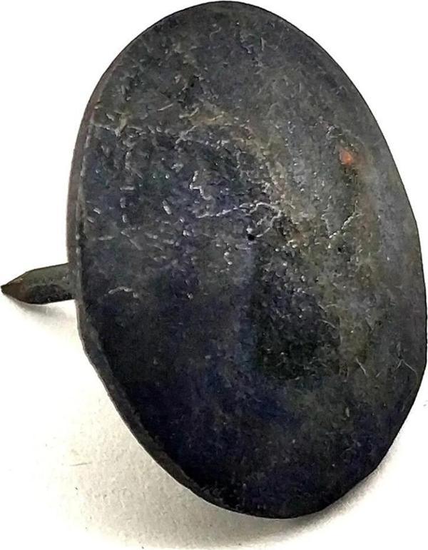 Antika Tarz Dekoratif Pirinç Dövme Kabara No3 - 27 Mm, Oksit - Image 1