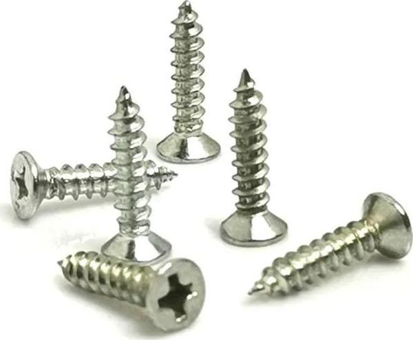 Klips, Menteşe, Ayak, Ağaç, Sunta Vidası 3x13 Mm - Nikel 1000 Adet - Image 1