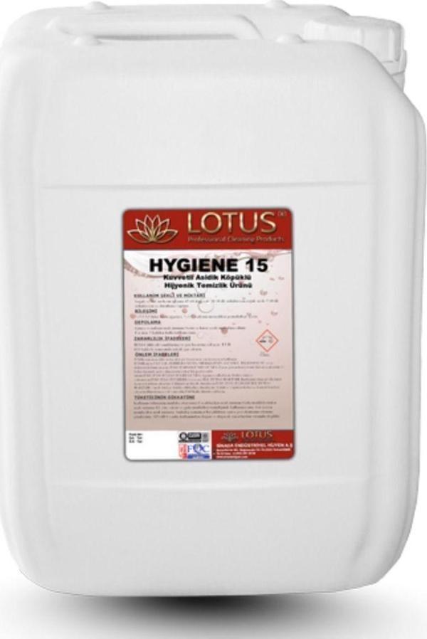 Hygiene 15 - Kuvvetli Asidik Köpüklü Hijyenik Temizlik Ürünü - Image 1
