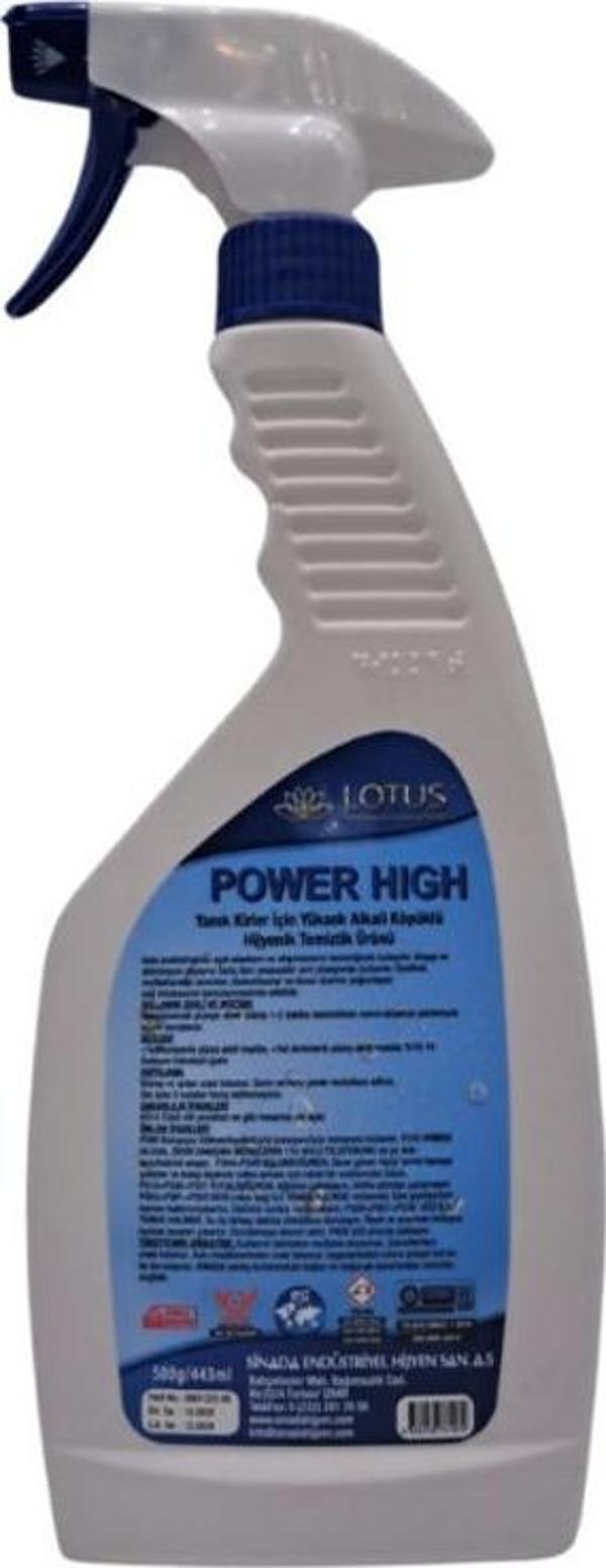 Power High - Yanık Kirler İçin Yüksek Alkali Köpüklü Hijyenik Temizlik Ürünü - Image 1