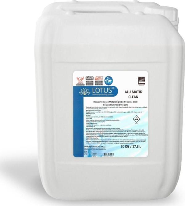 Alu Matik Clean - Hassas Yumuşak Metaller İçin Sert Sularda Etkili Bulaşık Makinesi Deterjanı - Image 1