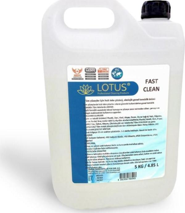 Fast Clean - Tüm Yüzeyler İçin Hızlı Leke Çözücü, Ekolojik Genel Temizlik Ürünü - Image 1