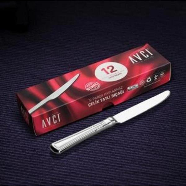 Avcı AVC117 Narin Tatlı Bıçağı 12'li - Image 1