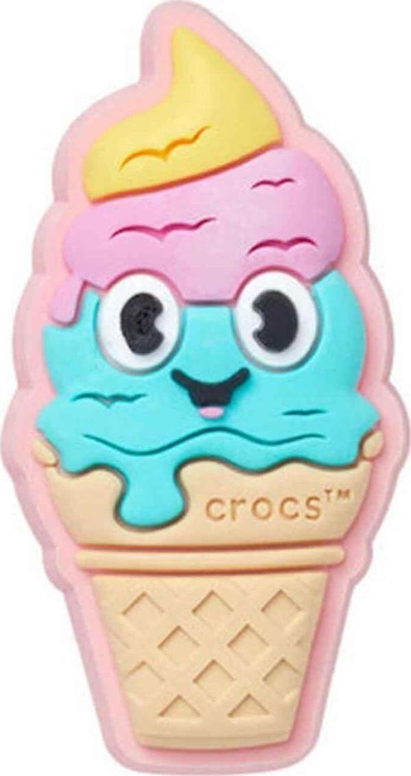 Crocs 10014853-1 Ice Cream Cone Wıth Smıle Jıbbıts Toka - Image 1