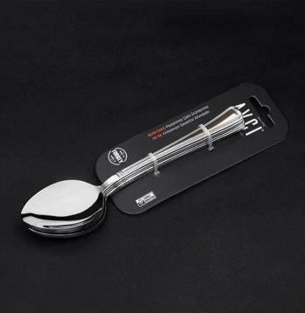Avcı 100 Narin Çelik Yemek Kaşığı 19,5 cm 6 adet - Image 1