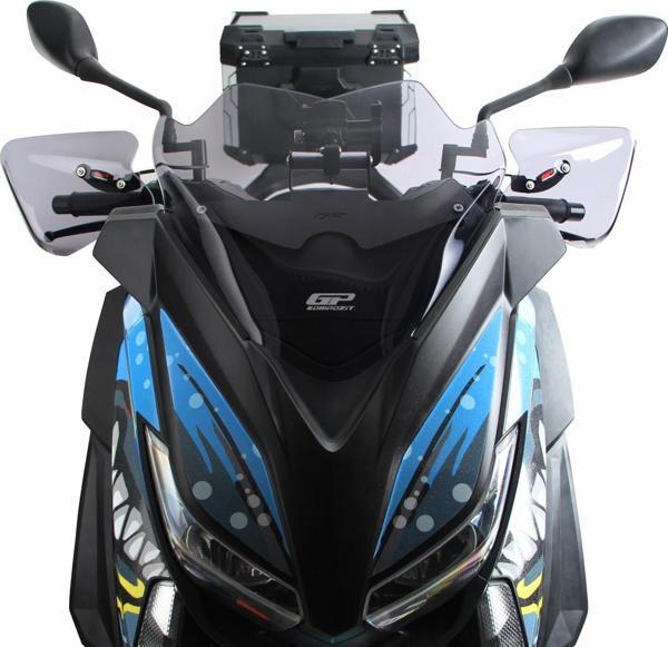 GP Kompozit Yamaha XMAX 250 / 400 2014-2017 Uyumlu Spor Ön Cam Füme - Image 1