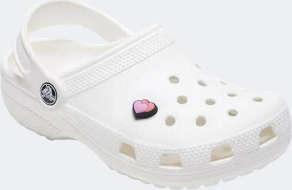 Crocs 10013531-1 Tıny Double Heart Jıbbıts Toka - Image 1