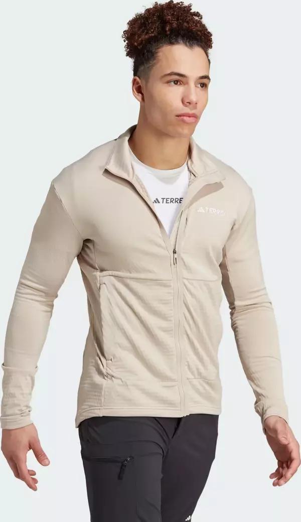 adidas Terrex Multi Light Erkek Bej Ceket (IB1217) - Image 1