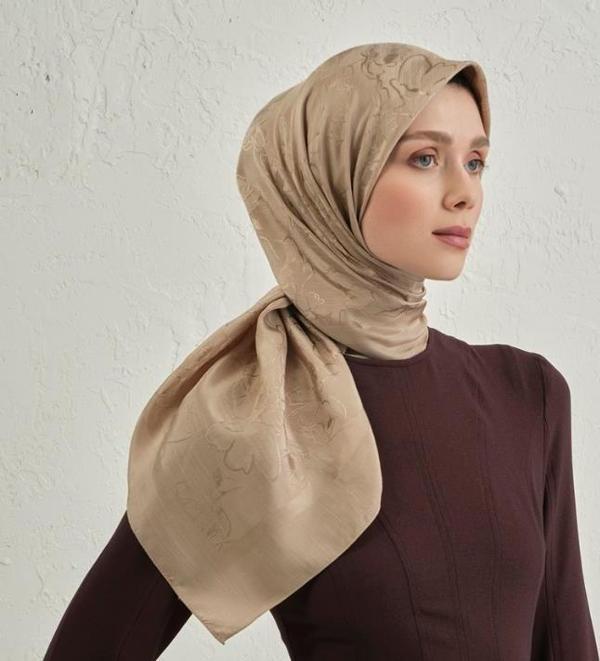 Armine E00OA0444093 64 Floş Pamuk Eşarp 2 - Image 1