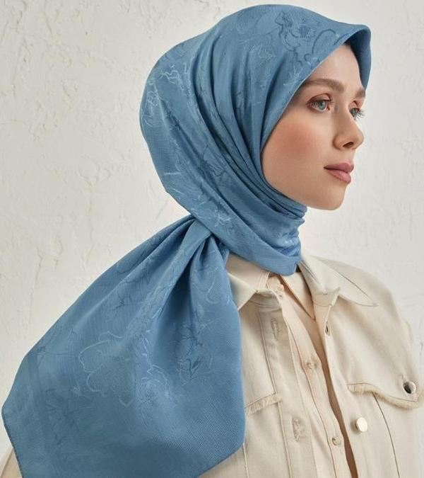 Armine E00OA0444093 25 Floş Pamuk Eşarp 2 - Image 1