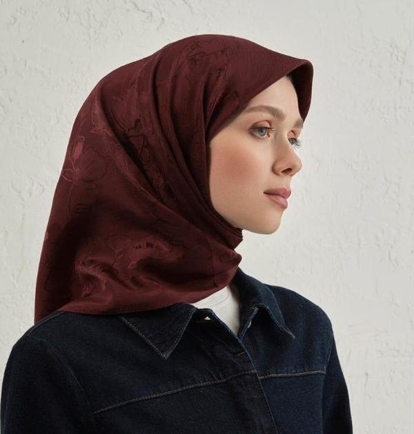 Armine E00OA0444093 32 Floş Pamuk Eşarp 2 - Image 1