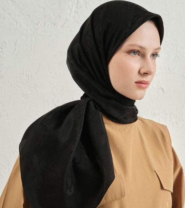 Armine E00OA0444093 01 Floş Pamuk Eşarp 2 - Image 1