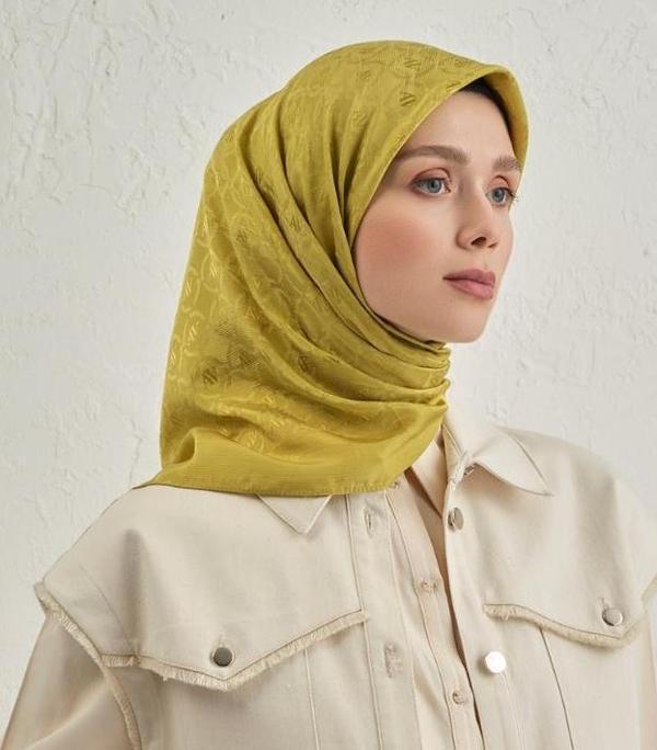 Armine S00OA0444444 54 Floş Pamuk Eşarp 1 - Image 1