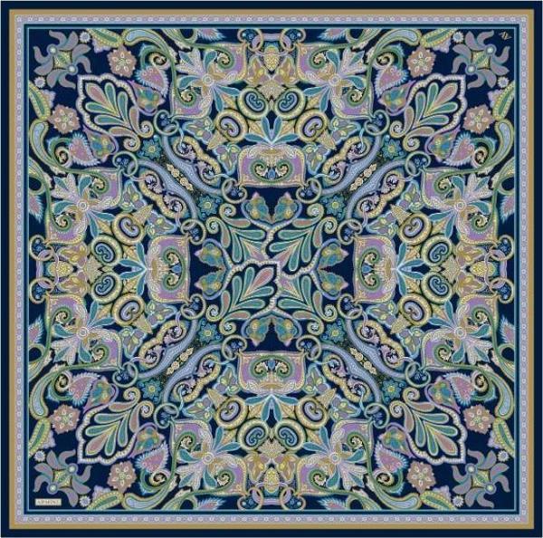 Armine E25Ka9421D02 08 Saf İpek Eşarp - Image 1