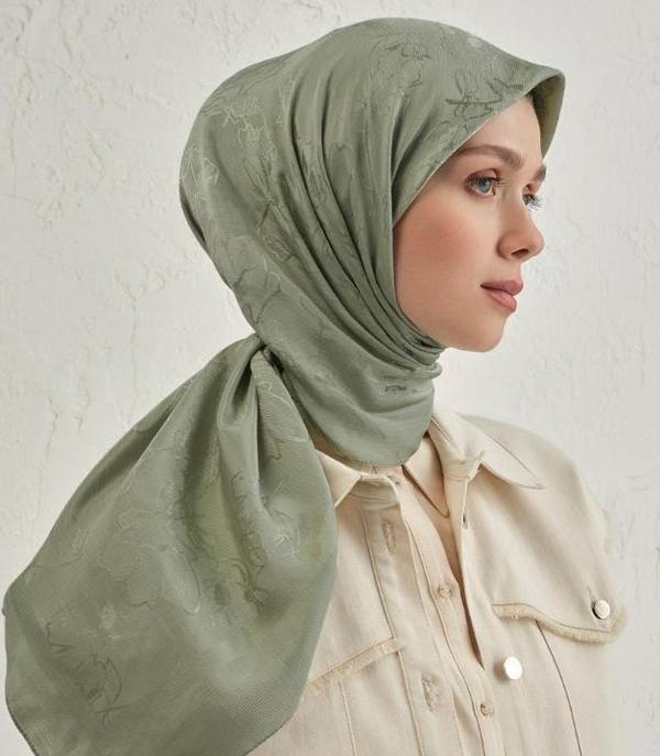 Armine E00OA0444093 51 Floş Pamuk Eşarp 2 - Image 1