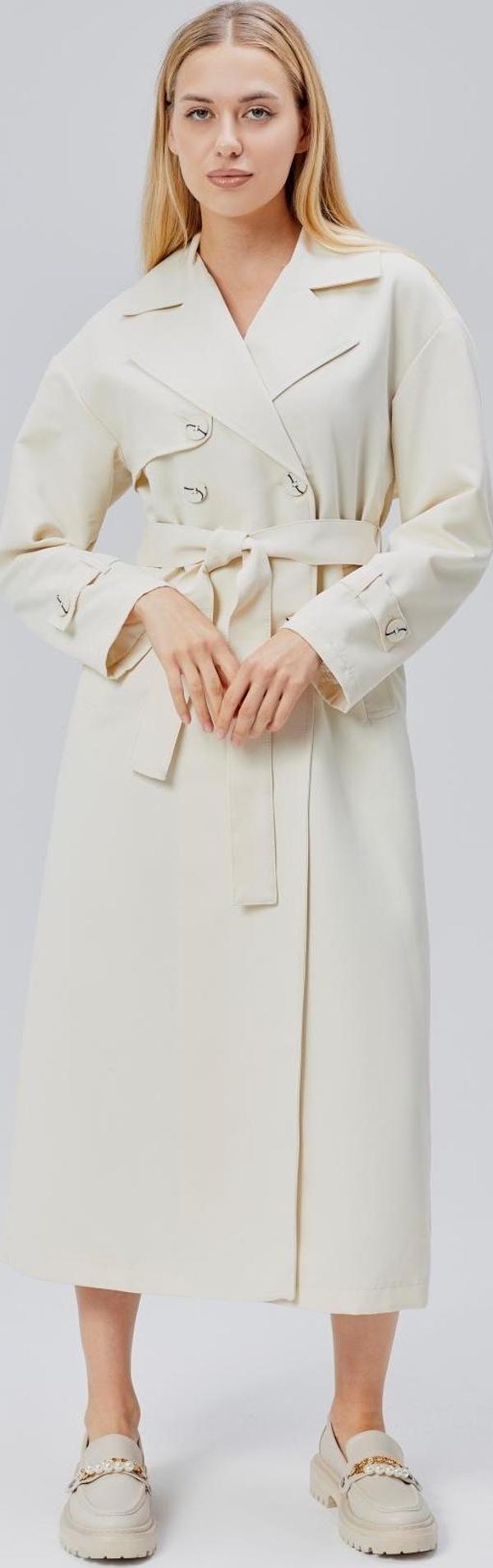 Oversize Rüzgarlık Detaylı Trençkot - Image 1