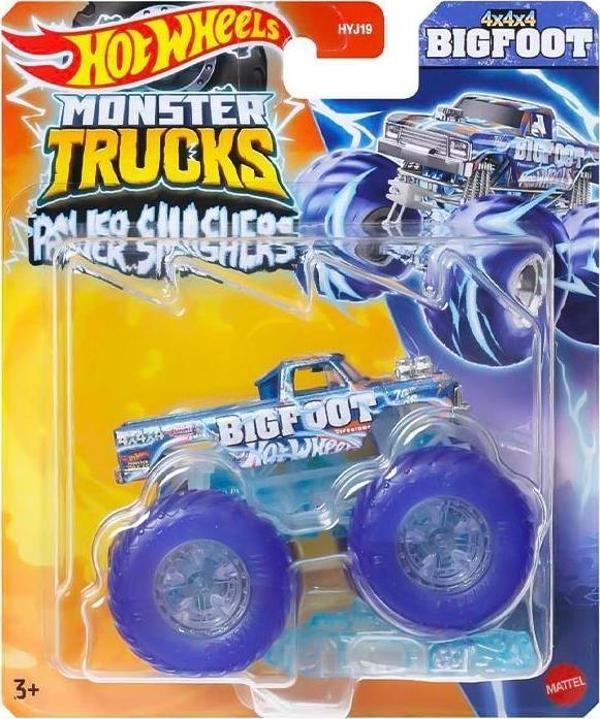 Hot Wheels Monster Trucks Power Smashers Bigfoot 1:64 Die Cast Araç HYJ28 - Image 1