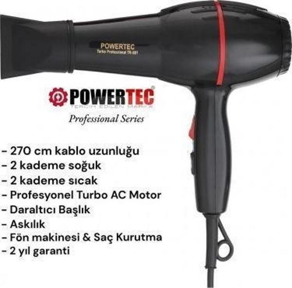 Powertec Tr-801 Fön Makinesi - Image 1