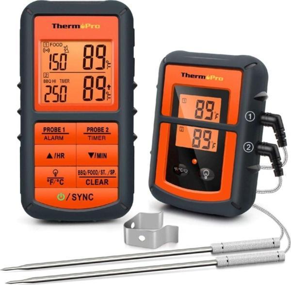 ThermoPro TP-08C Kablosuz Alarmlı Saplamalı Gıda Termometresi - Image 1