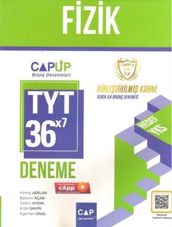 Çap Yayınları TYT Fizik 36 x 7 Up Deneme - Çap Yayınları - Image 1