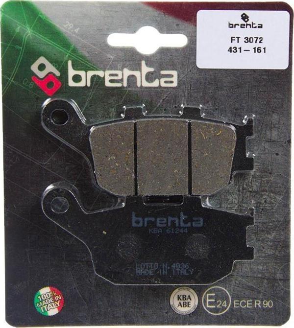 Brenta 431-161 2019-2022 Honda CRF1100L Africa Twin DCT Uyumlu Arka Fren Balatası Organik Balata - Image 1