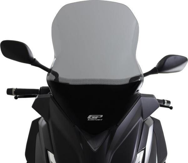 GP Kompozit Yamaha XMAX 250 / 400 2014-2017 Uyumlu Baskılı Ön Tur Camı Füme - Image 1