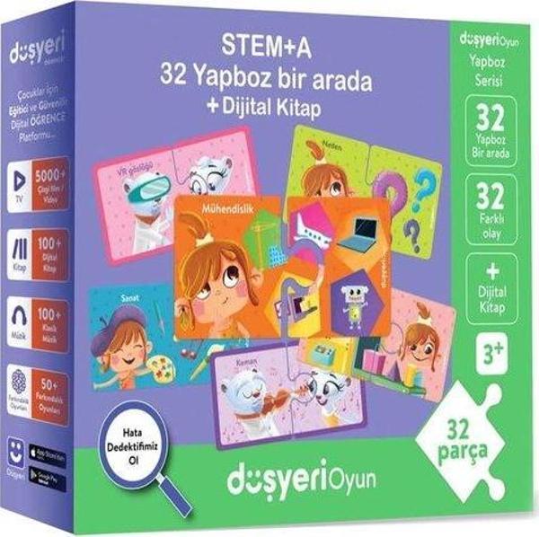 Düşyeri STEM-A 32 Yap boz 32 Parça Puzzle - Image 1