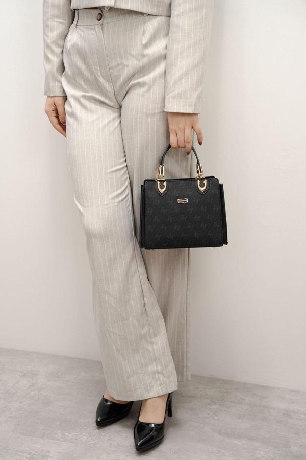 Silver & Polo Kadın Omuz Çantası 1133-45786 SILVER POLO BAYAN ÇANTASI M178 SİYAH-MAT SİYAH - Image 1